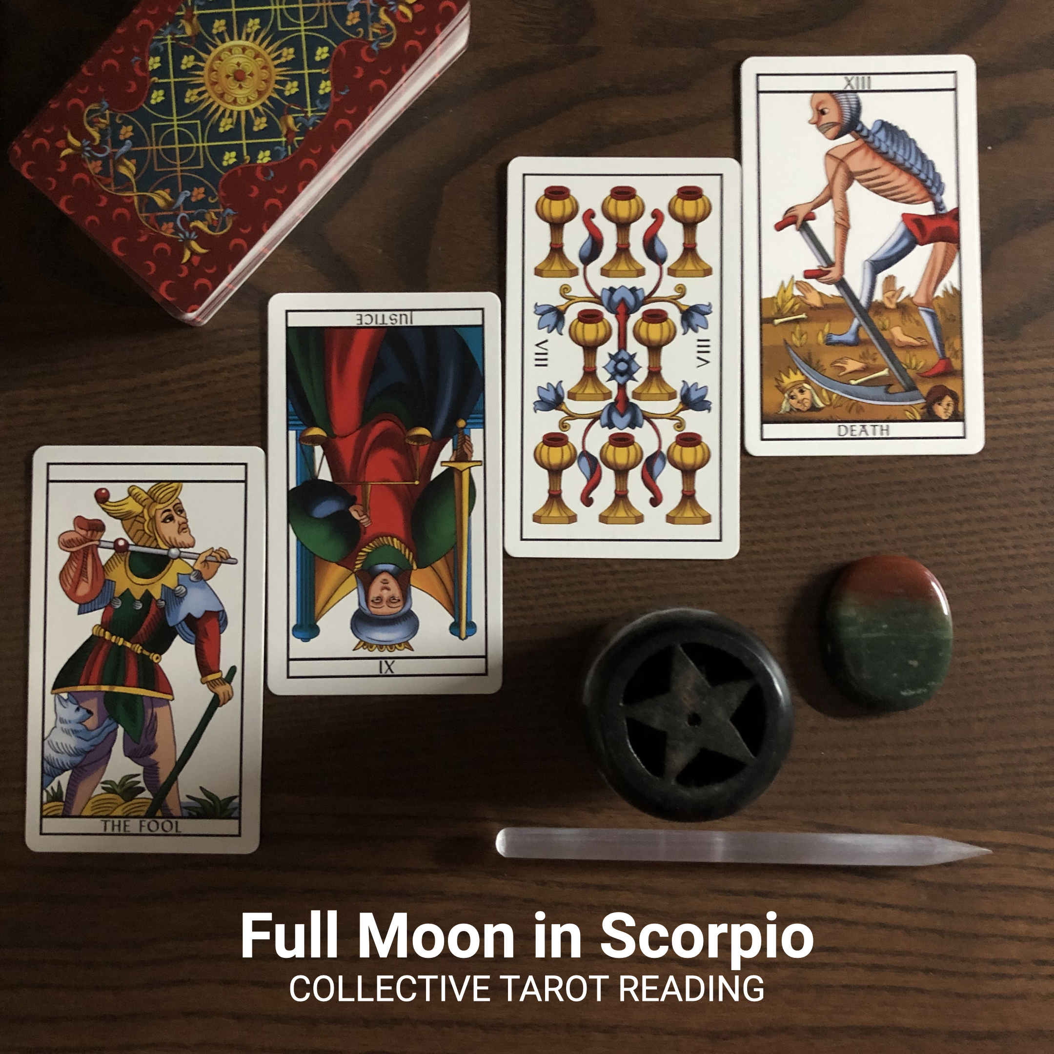 Full Moon in Scorpio Tarot Reading 2023