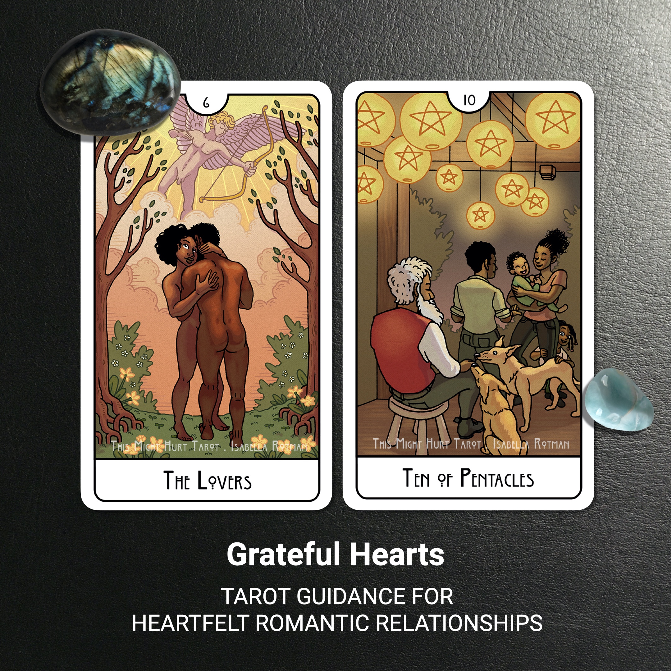 ‎Grateful Hearts: Tarot Guidance for Heartfelt Romantic Relationships